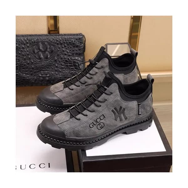 Gucci 2019 Mens Leather Sneakers - 구찌 2019 남성용 레더 … - 1