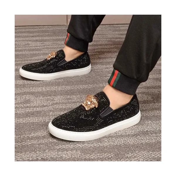 Versace 2020 Mens Leather Slip On - 베르사체 2020 남성… - 1