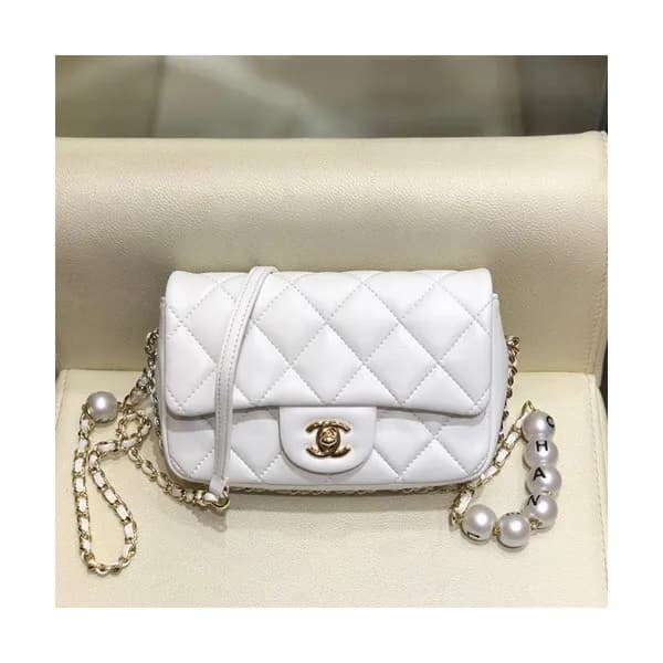 Chanel 2020 Leather Chain Cross Bag,18CM - 샤넬 2020… - 1
