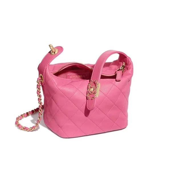 Chanel 2020 Leather Chain Tote Shoulder Cross Bag,… - 1