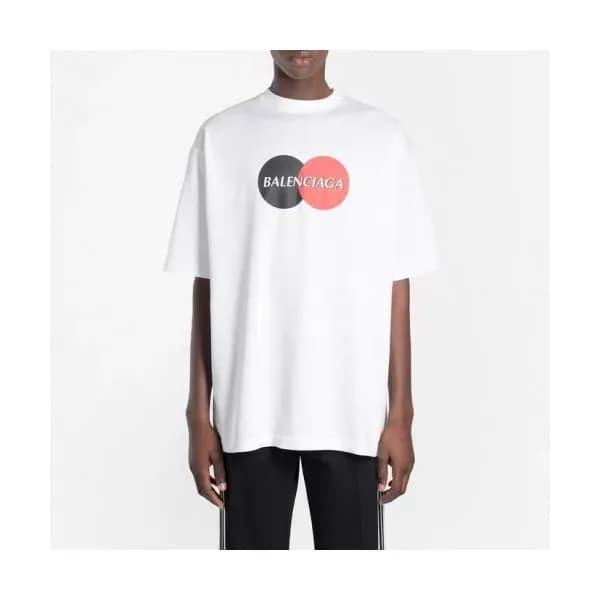 [발렌시아가]Balenciaga 2019 Mm/Wm Logo Cotton Short Sle… - 1