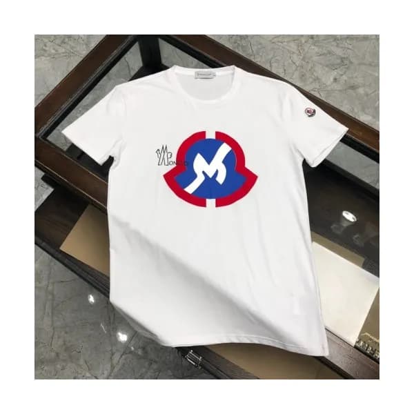 [매장판]Moncler 2020 Mens Logo Silket Crew-neck Short… - 1