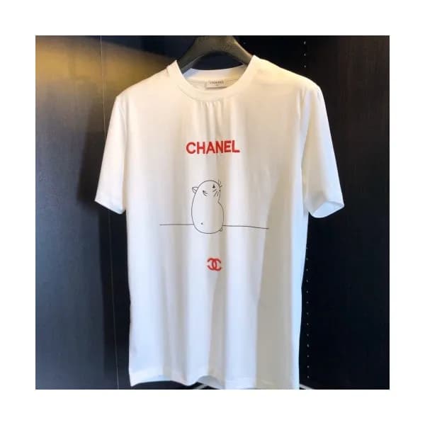 [샤넬]Chanel 2020 Mm/Wm 'CC' Logo Cotton Sho… - 1