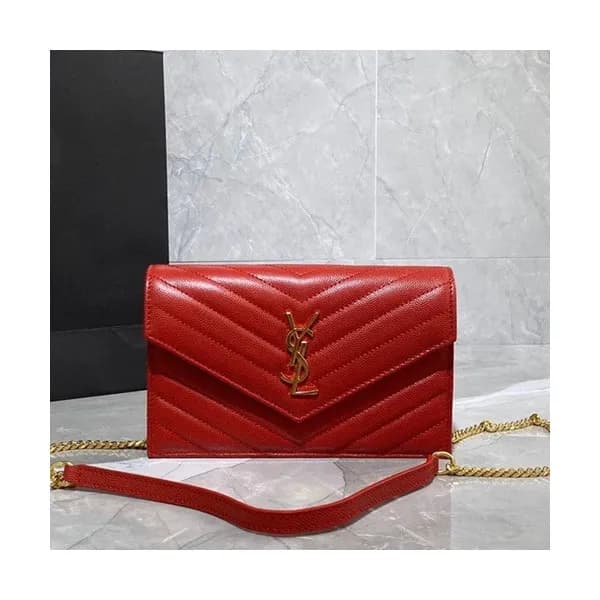 Saint Laurent 2020 Women Monogram Chain Shoulder B… - 1