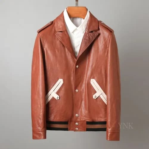 [1:1]Saint Laurent 2020 Mens Classic Leather Jacke… - 1