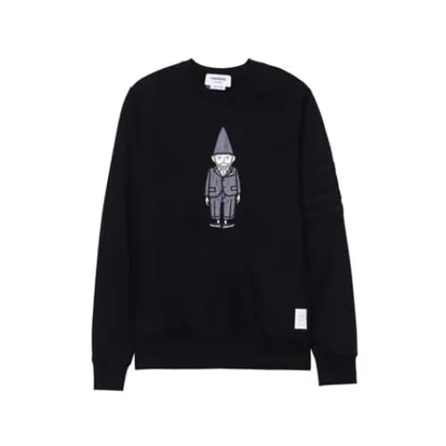 [톰브라운]Thom Browne 2020 Mens Strap Crew-neck Cotton… - 1