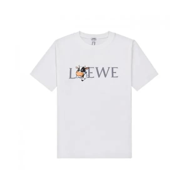 [로에베]Loewe 2021 Mm/Wm Smile Short Sleeved Tshirts … - 1
