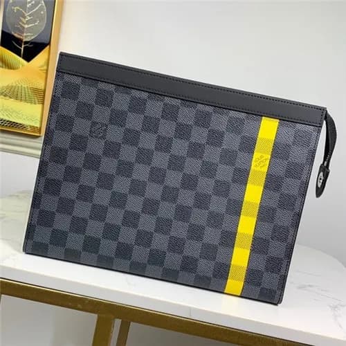 [루이비통]Louis Vuitton 2021 Men's Leather Pouch,2… - 1