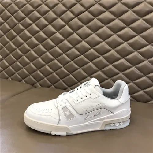 Louis Vuitton 2021 Men's Leather Sneakers,LOUS… - 1