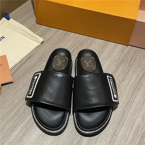Louis Vuitton 2021 Women's Leather Slipper,LOU… - 1