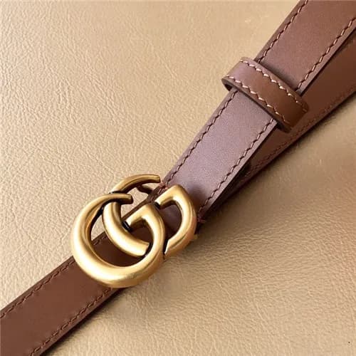 Gucci 2021 Women's Leather Belt,2.0cm,GUBT0196… - 1
