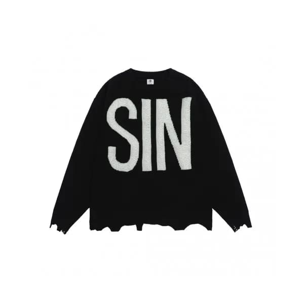 Saint Laurent Mens Crew-neck Wool Sweaters - 입생로랑… - 1