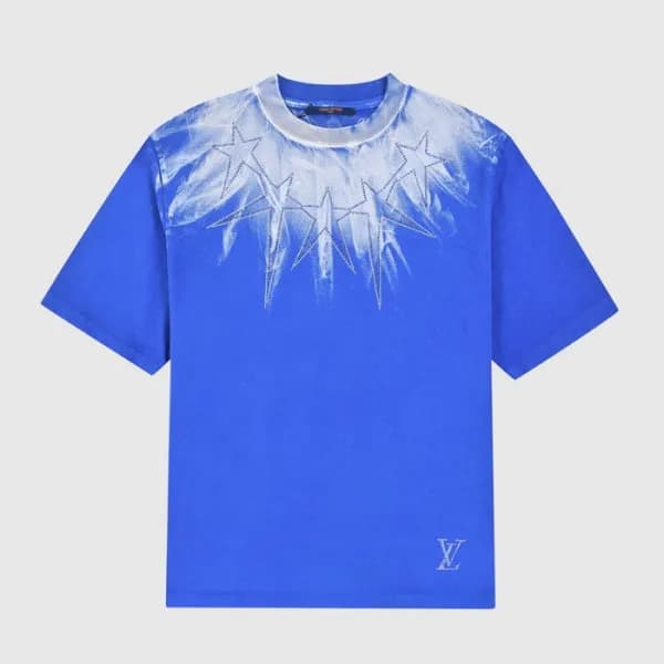 디올 남성 크루넥 블루 반팔티 - Mens Blue Tshirts - dio01707x - 1