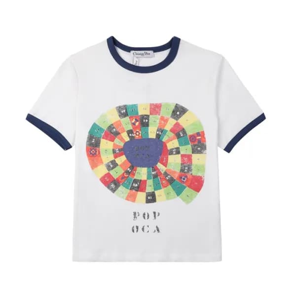 디올 여성 크루넥 화이트 반팔티 - Womens White Tshirts - dio0176… - 1
