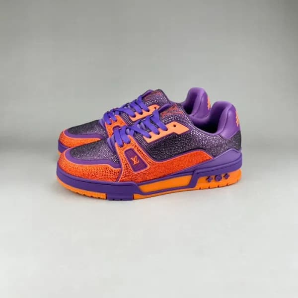 루이비통 남성 트렌디 퍼플 스니커즈 - Mens Purple Sneakers - lou05… - 1