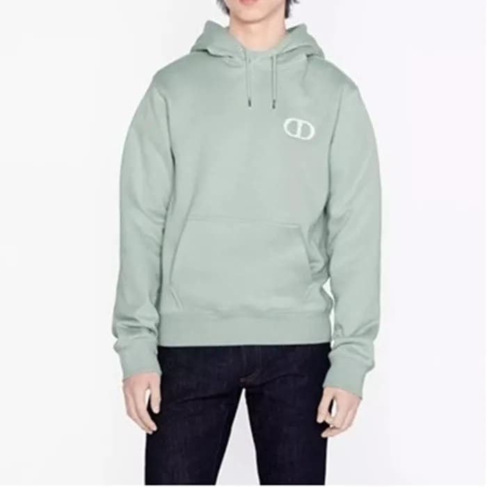 디올 남자 베이직 민트 후드티 - Dior Mens Mint Hoodie - dio0215… - 1