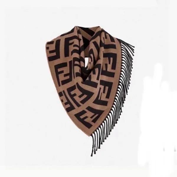 펜디 여성 브라운 머플러 - Fendi Womens Brown Muffler - fe02x - 1
