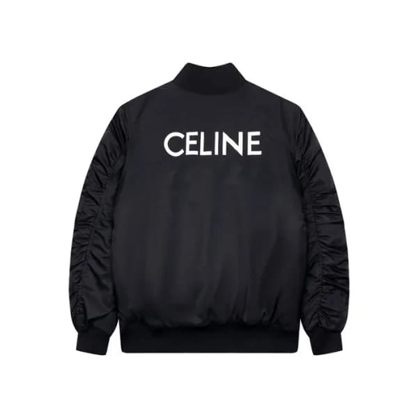 셀린느 남/녀 블랙 다운 자켓 - Celine Unisex Black Jackets - c… - 1