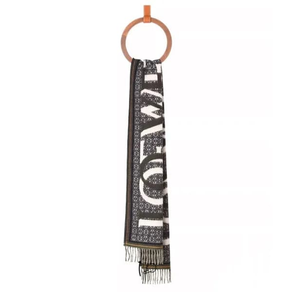 로에베 남성 그레이 머플러 - Loewe Mens Gray Muffler - loe680x - 1