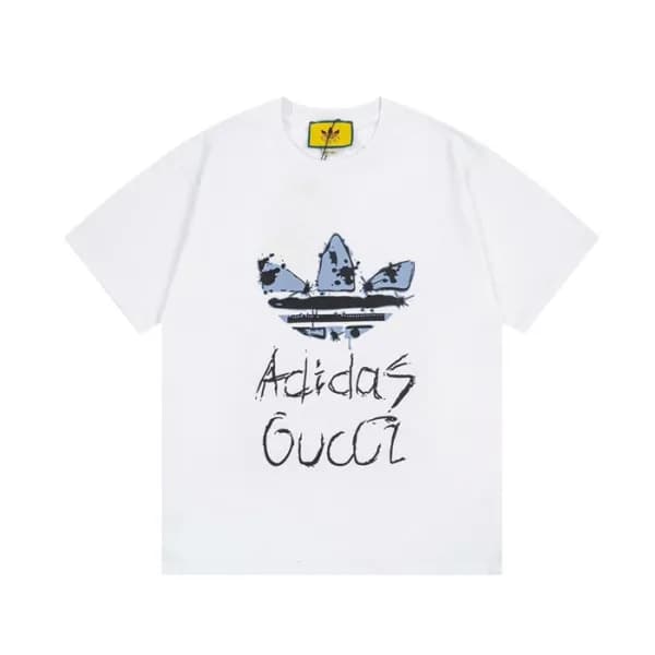 구찌 남/녀 화이트 크루넥 반팔티 - Gucci Unisex White Short slee… - 1