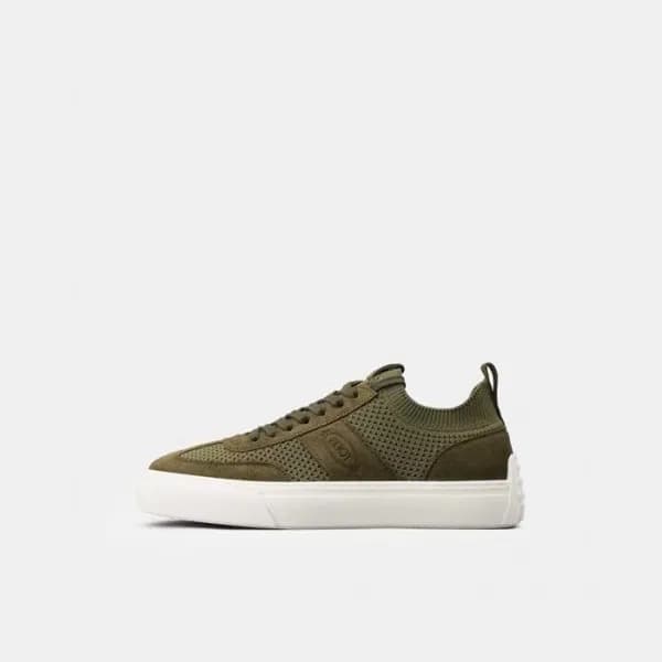 토즈 남성 베이직 카키 스니커즈 - Tods Mens Khaki Sneakers - tod… - 1