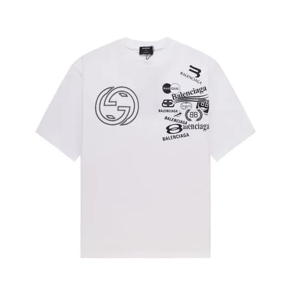 구찌 남/녀 화이트 크루넥 반팔티 - Gucci Unisex White Short slee… - 1