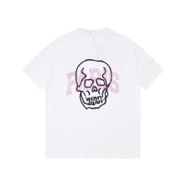 지방시 남성 크루넥 화이트 반팔티 - Givenchy Mens White Short Sle… - 1