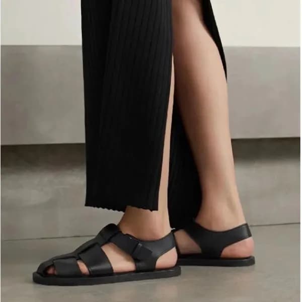더 로우 여성 블랙 샌들 - The row Womens Black Sandals - th0… - 1