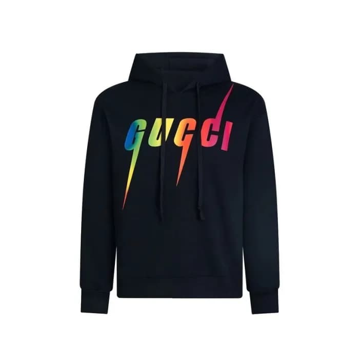 구찌 남성 블랙 후드티 - Gucci Mens Black Hoodie - gu1005x - 1