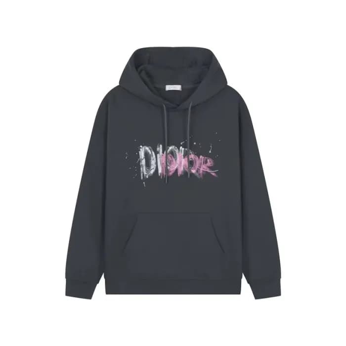 디올 남성 그레이 후드티 - Dior Mens Gray Hoodie - di716x - 1