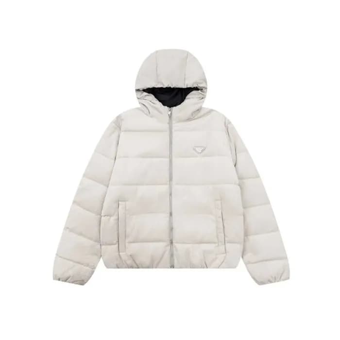 프라다 남성 화이트 다운 자켓 - Prada Mens White Jackets - pr77… - 1