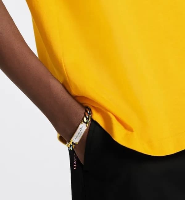 디올 남성 화이트 골드 팔찌 - Dior Mens White Gold Bangle - ac… - 1