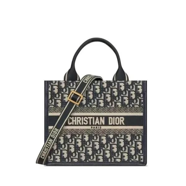 디올 여성 네이비 북토트 - Dior Womens Navy Book Tote - dib14… - 1