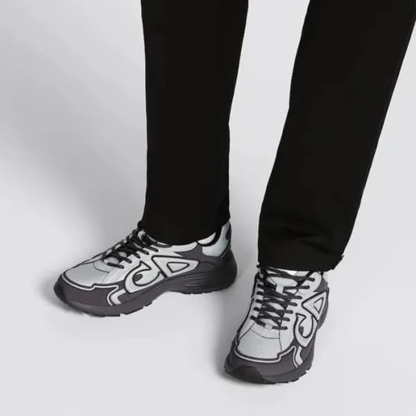 디올 남성 그레이 스니커즈 - Dior Mens Gray Sneakers - dis09x - 1