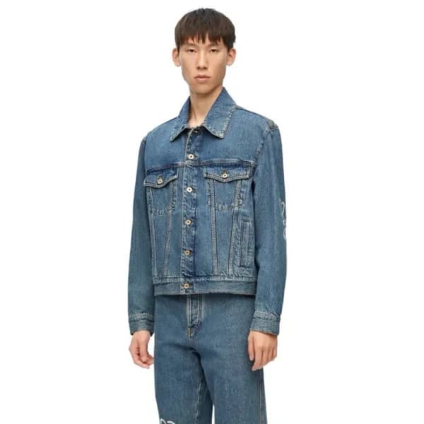 로에베 남성 블루 자켓 - Loewe Mens Blue Jackets - loc291x - 1