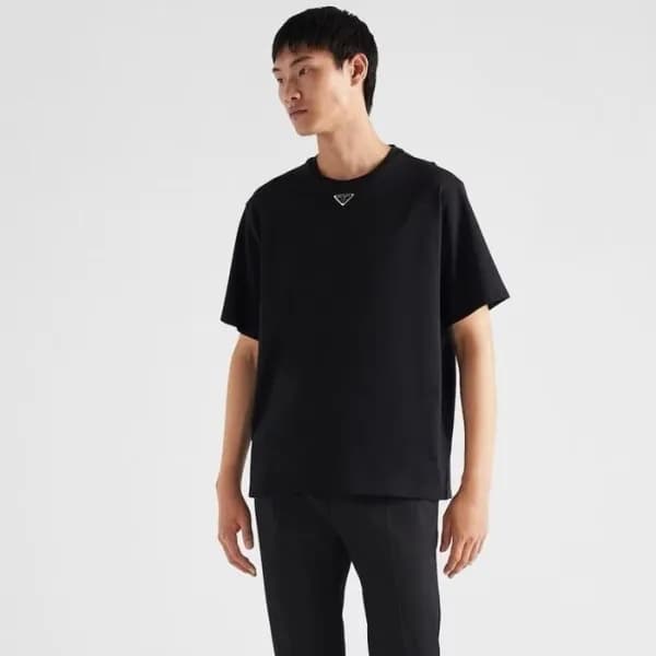 프라다 남성 크루넥 반팔티 - Prada Mens Round Tshirt - prc323x - 1