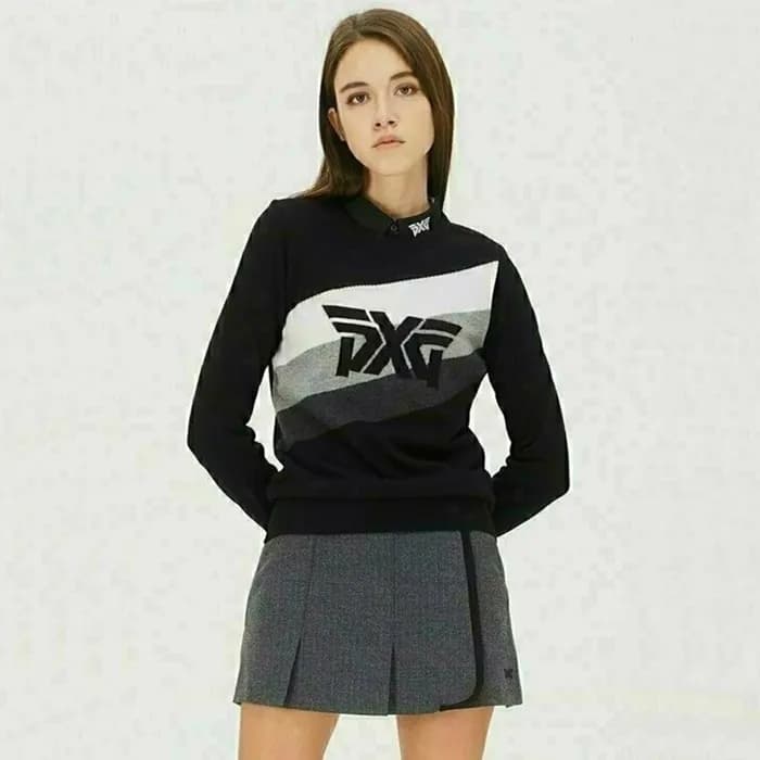 PXG 여성 빅로고 라운드넥 스웨터 - gol538x - 1