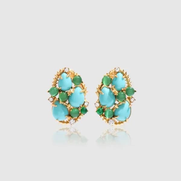 샤넬 여성 골드 이어링 - Chanel Womens Gold Earring - acc197… - 1