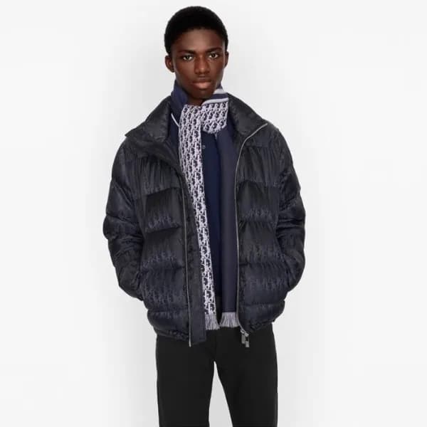 디올 남성 오블리크 머플러 - Dior Mens Oblique Muffler - acc23… - 1