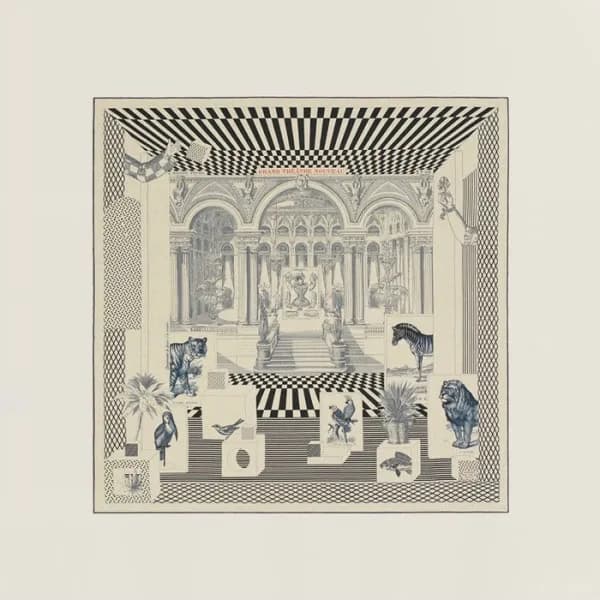 에르메스 여성 실크 스카프 - Hermes Womens Silk Scarf - acc285… - 1
