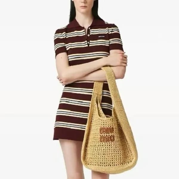 미우미우 여성 라탄백 - Miumiu Womens Shouler Bag - mib4935x - 1