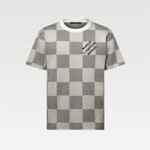 루이비통 남성 라운드 반팔 티셔츠 - Louis vuitton Mens Round Tshi… - 1