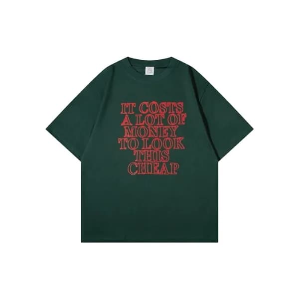 베트멍 남/녀 라운드 반팔 티셔츠 - Vetements Unisex Oversize Tsh… - 1