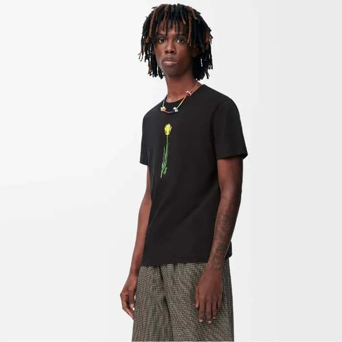 로에베 남성 라운드 반팔티 - Loewe Mens Round Tshirt - loc6871… - 1
