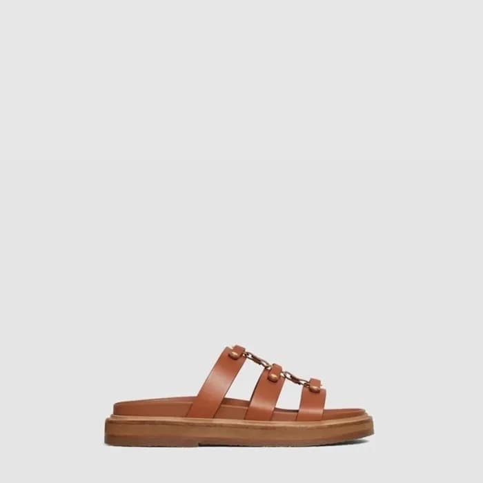 셀린느 여성 티피 슬라이드 카프스킨 - Celine Womens Tipi Slide Cal… - 1