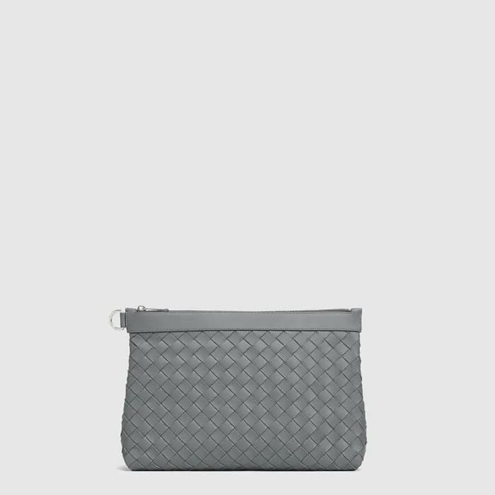 보테가베네타 남성 미디엄 인트레치아토 프리즘 파우치 - Bottega Veneta Mens… - 1