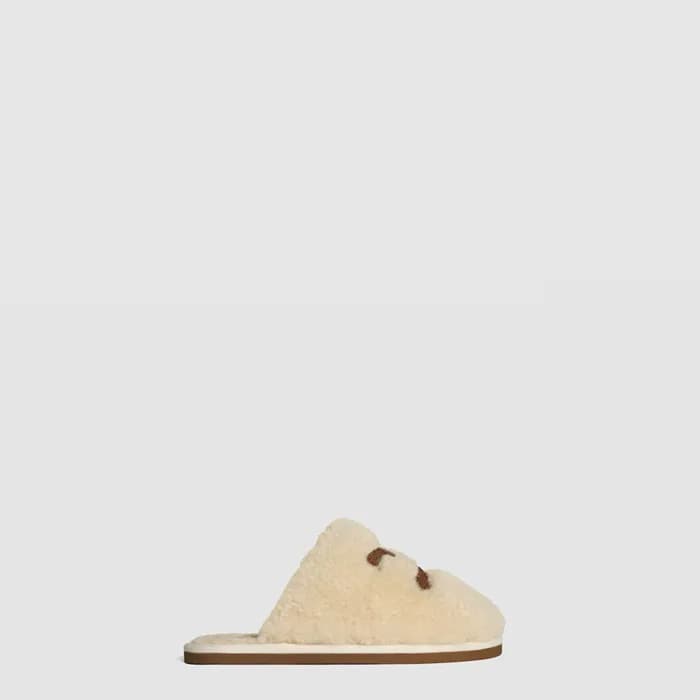 셀린느 여성 조지아 슬라이드 시어링 - Celine Womens Georgia Slide …