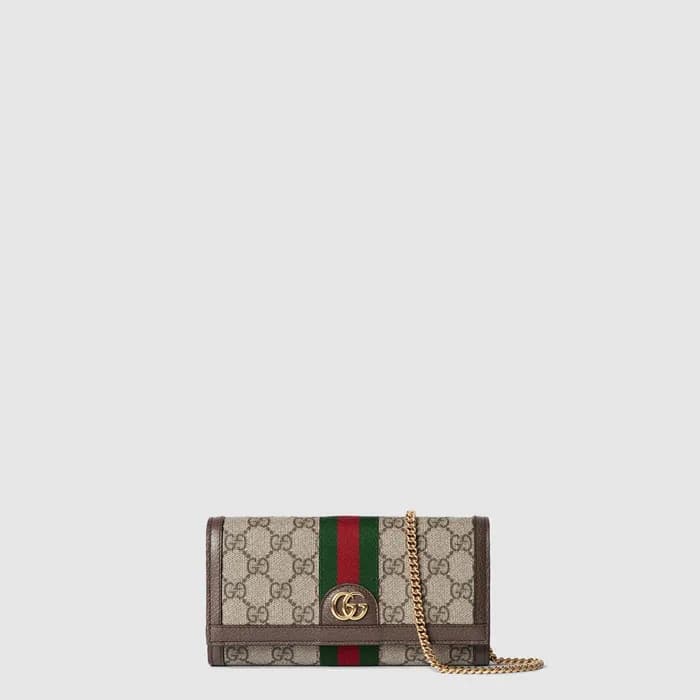 구찌 여성 GG 체인 지갑 - Gucci Womens GG Chain Wallet - gu… - 1