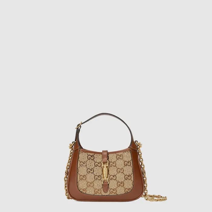 구찌 여성 크리스털 미니백 - Gucci Womens Crystal Mini Bag - g… - 1