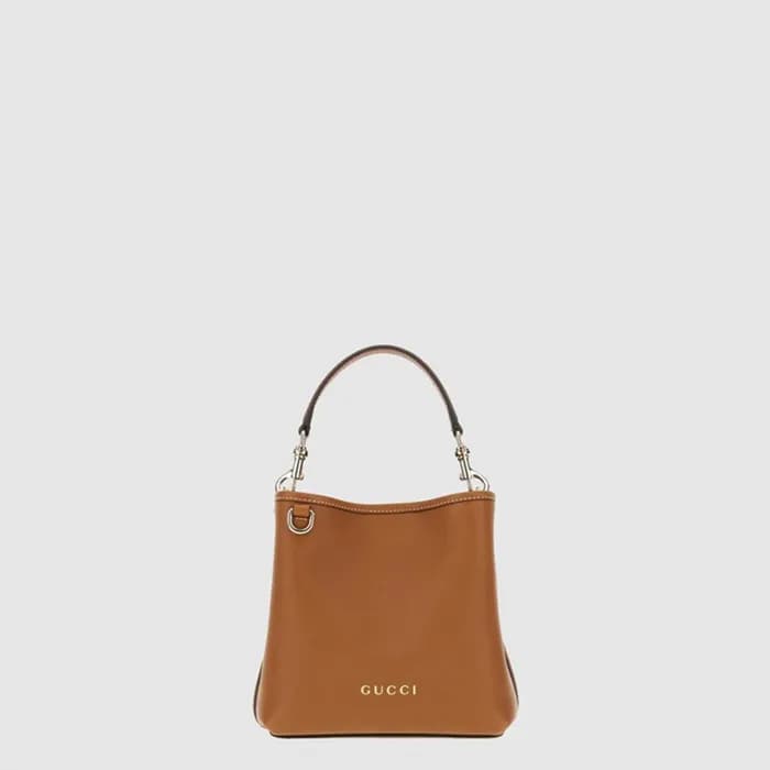 구찌 여성 GG 엠블럼스몰 버킷백 - Gucci Womens GG Emblem Small … - 1